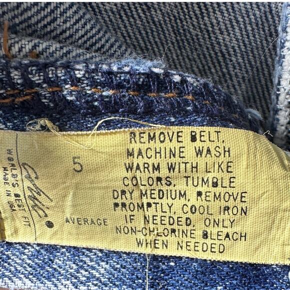 Vintage Chic women’s jeans sz 5 acid washed high waisted mom pleats Rav Retro - Picture 4 of 9